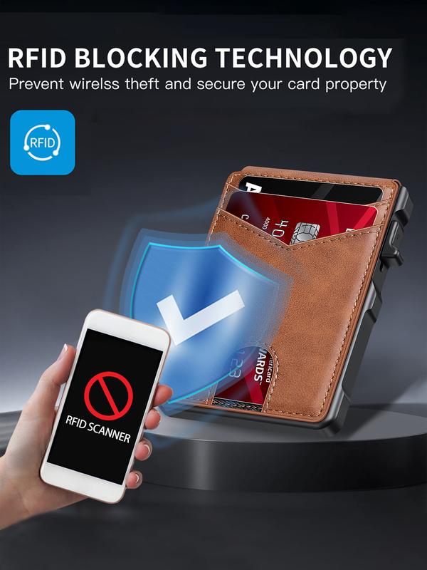 🔥🎁Nouveauté : 50 % de réduction -- Portefeuille fin pour homme avec protection RFID