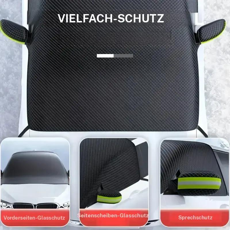 Pare-soleil universel pour pare-brise de voiture, protection magnétique contre la neige en tissu Oxford, protection contre le gel en hiver, bande réfléchissante pour le rétroviseur la nuit