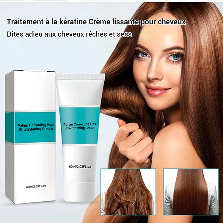 💞 Crème Lissante Soin à la Soie & Kératine – Achetez-en 2, Obtenez-en 1 Gratuit ! ✨💇‍♀️
