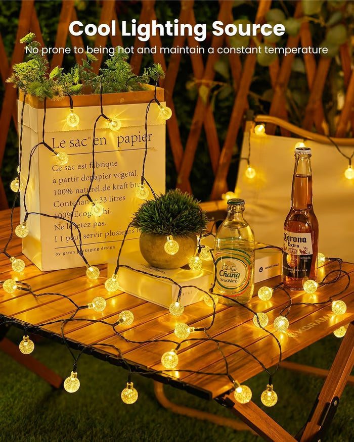 📢📢50% DE RÉDUCTION !! ⏰🎀Les meilleures décorations de Noël🎀Guirlande lumineuse extérieure LED solaire étanche