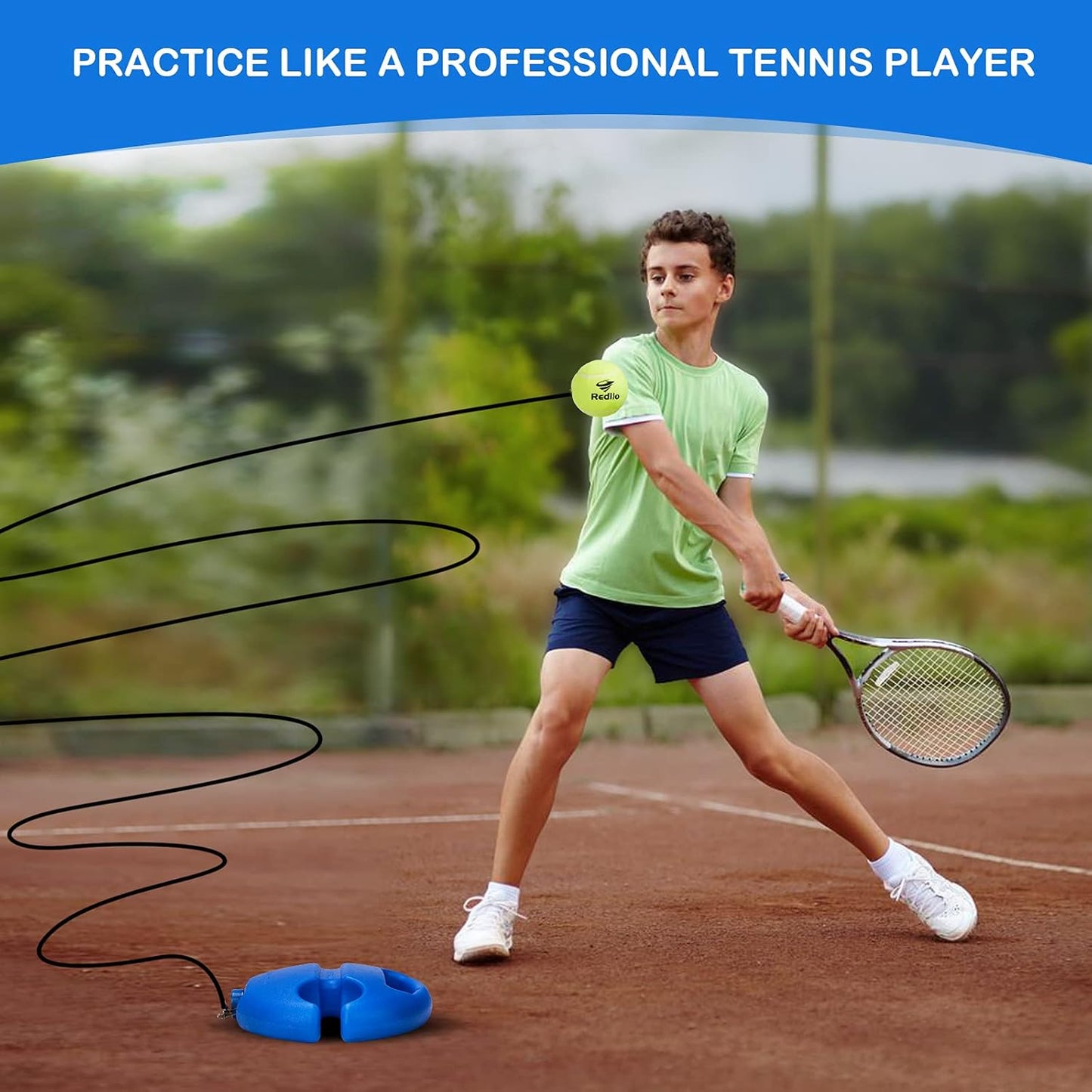 🔥50 % DE RÉDUCTION !🔥Planche d'entraînement pour balles de tennis