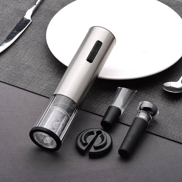 🍷 50% DE RÉDUCTION ! ⚡ Set d'ouvre-bouteilles électriques – Puissant, Une touche automatique & Rechargeable USB 🔋