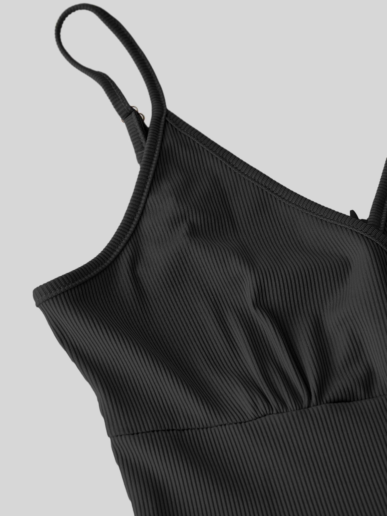 👍 Dernier jour : 49 % de réduction 💘 Ensemble deux pièces pour femme : haut en dentelle et combinaison avec poches