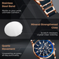 💎Montre à quartz multifonction de luxe pour homme