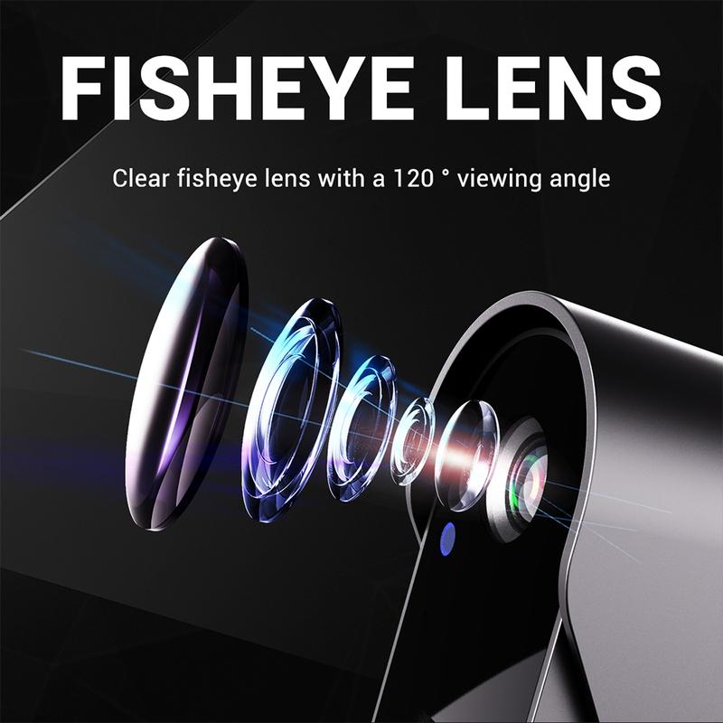 Caméra sans fil pour sonnette : 1080P, angle de 170°, écran 4,3 pouces, étanchéité IPX65 pour l'extérieur, vision nocturne