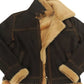 📢📢65 % de réduction !!! ✨VESTE BOMBER EN PEAU DE MOUTON