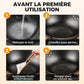 👨‍🍳😋Assurance qualité + Poêle en fer épais à revêtement non toxique 🍳🥗