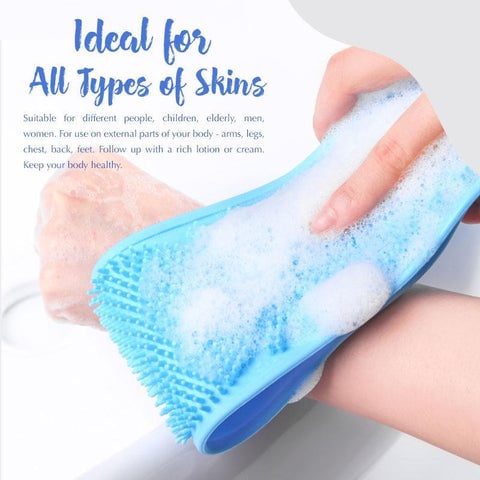 Brosse de Douche pour le Corps en Silicone