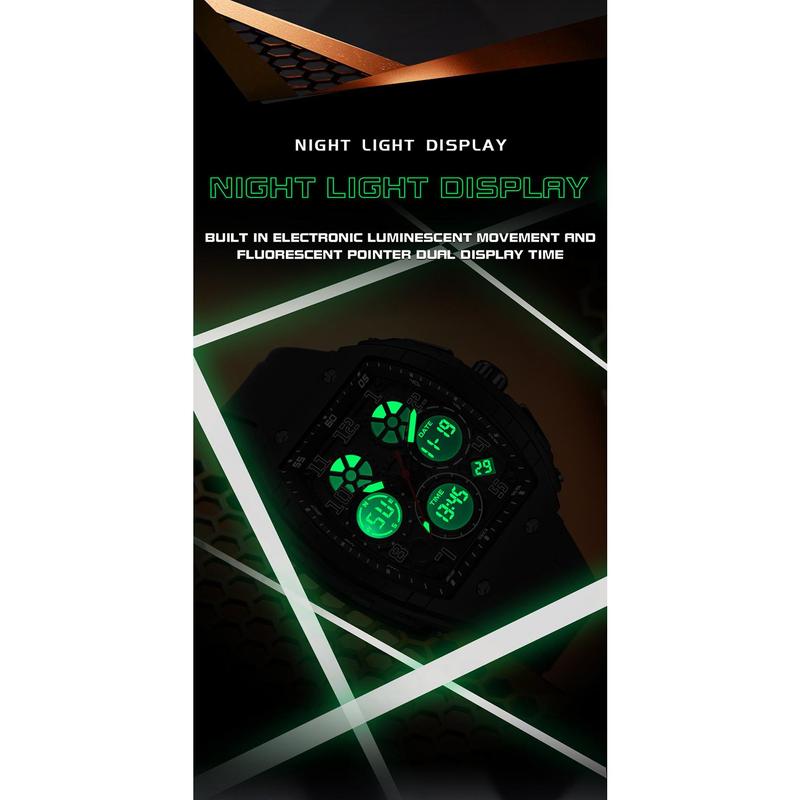 🔥 Vente chaude 50% de réduction 🔥 Conçu pour l’action – Montre sportive automatique lumineuse, résistante à l’eau et aux chocs