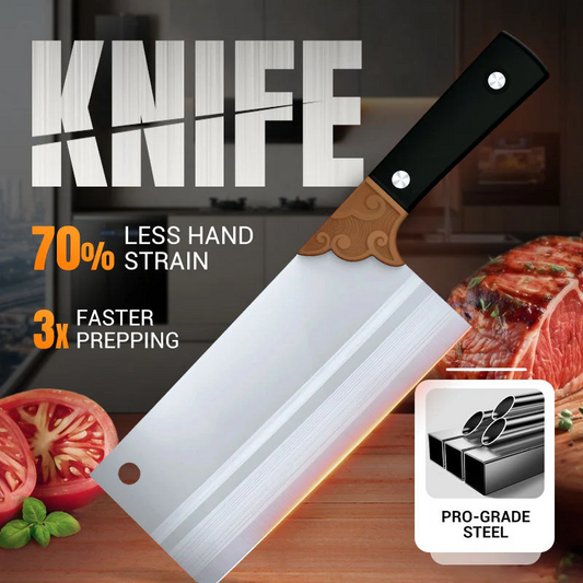 🔥SOLDES EXCEPTIONNELS : 50 % DE RÉDUCTION ! 🔪🌟🍳Couteau de cuisine forgé, tranchant et résistant✂️🥩