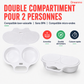 🥚 Des œufs pochés en quelques minutes ! Pocheur pour micro-ondes à double compartiment, sans huile