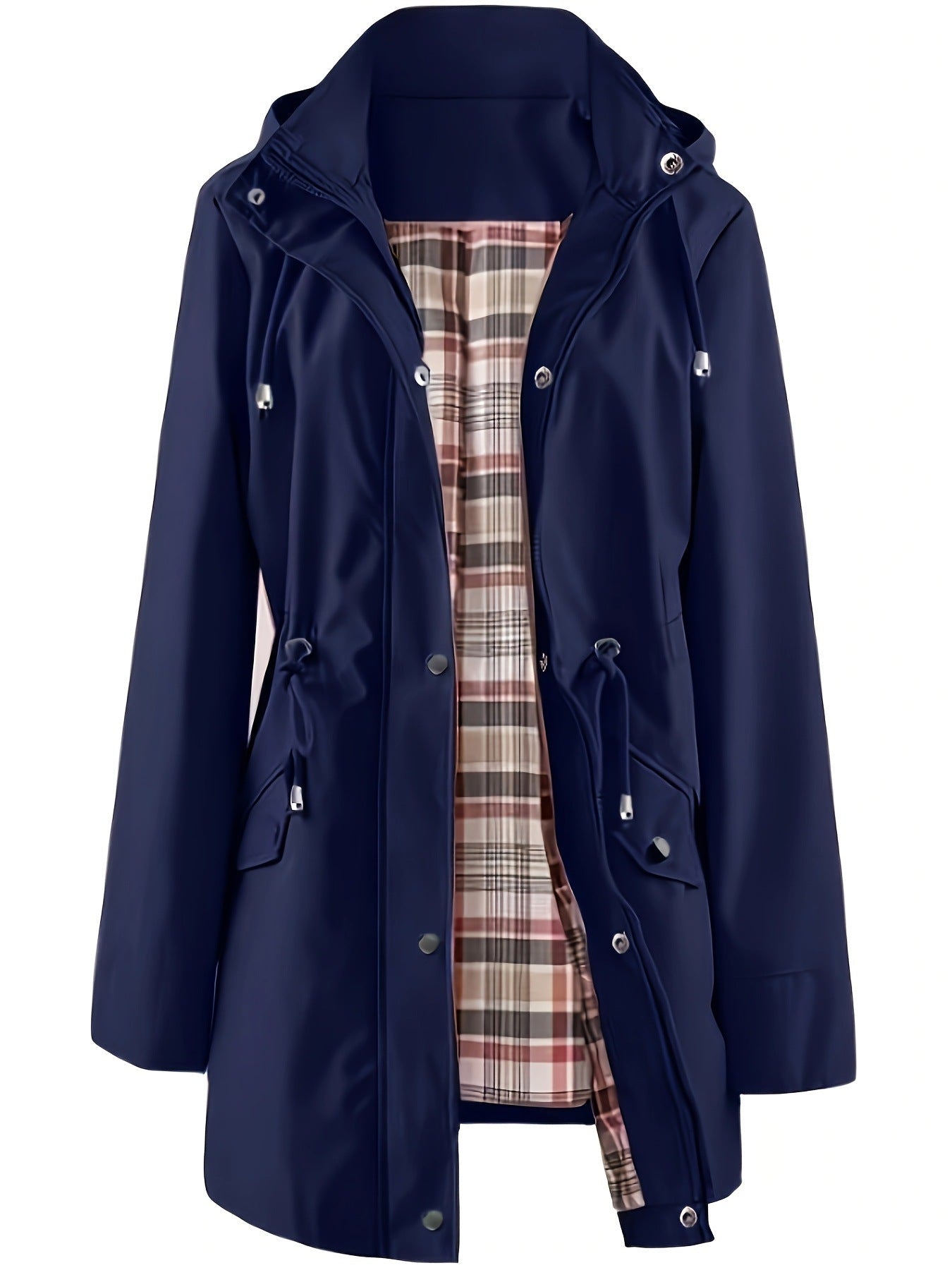 ⏳Promotion Éclair🧥Veste décontractée unie, imperméable et coupe-vent