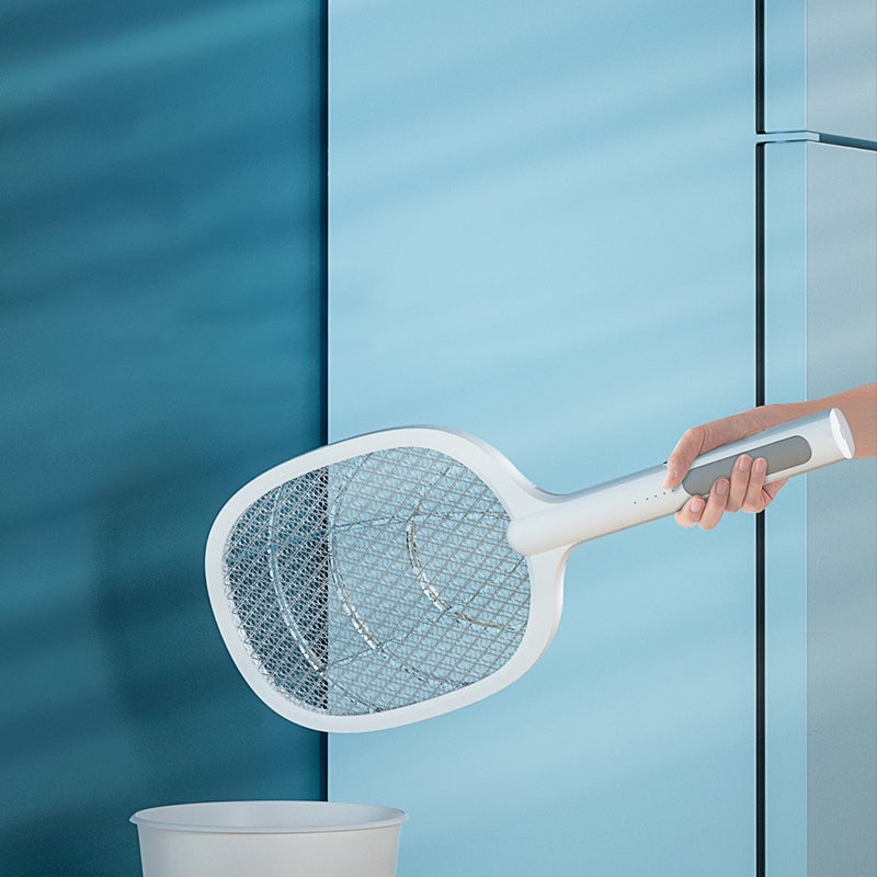 🔥VENTE CHAUDE🔥Raquette électrique anti-moustiques rechargeable par USB, grande raquette à insectes