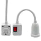 Adaptateur de douille E27 avec interrupteur