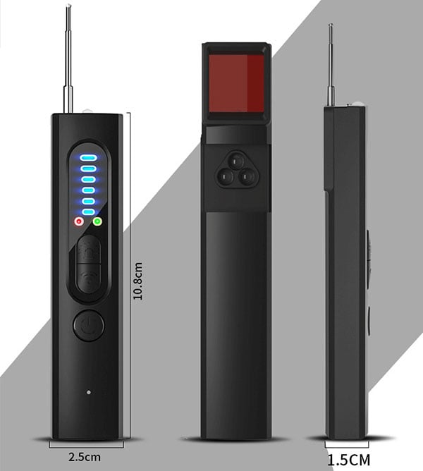 🔥 50% DE RÉDUCTION ! ✨ Détecteur de Caméras Cachées - 6 Niveaux de Sensibilité RF, Portée 10m, Protection de la Vie Privée 📡🛡️