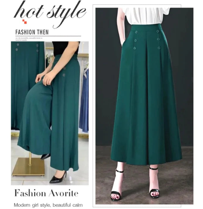 👗50% de réduction🌸 Pantalon plissé à jambe large