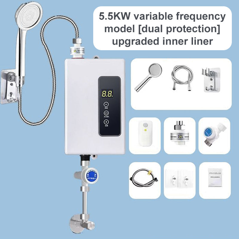 🔥 60% DE RÉDUCTION ! ✨ Chauffe-eau Instantané sans Réservoir - Design Compact avec Contrôle de Température Numérique pour Économie d'Énergie ⚡🚿