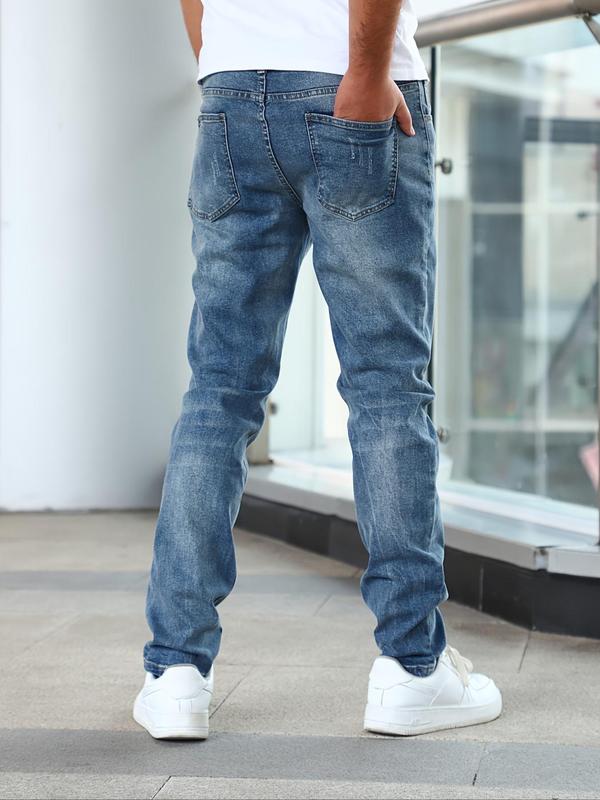 Jean classique à coupe droite pour homme