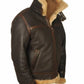 📢📢65 % de réduction !!! ✨VESTE BOMBER EN PEAU DE MOUTON