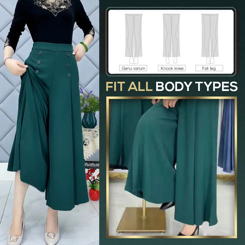 👗50% de réduction🌸 Pantalon plissé à jambe large