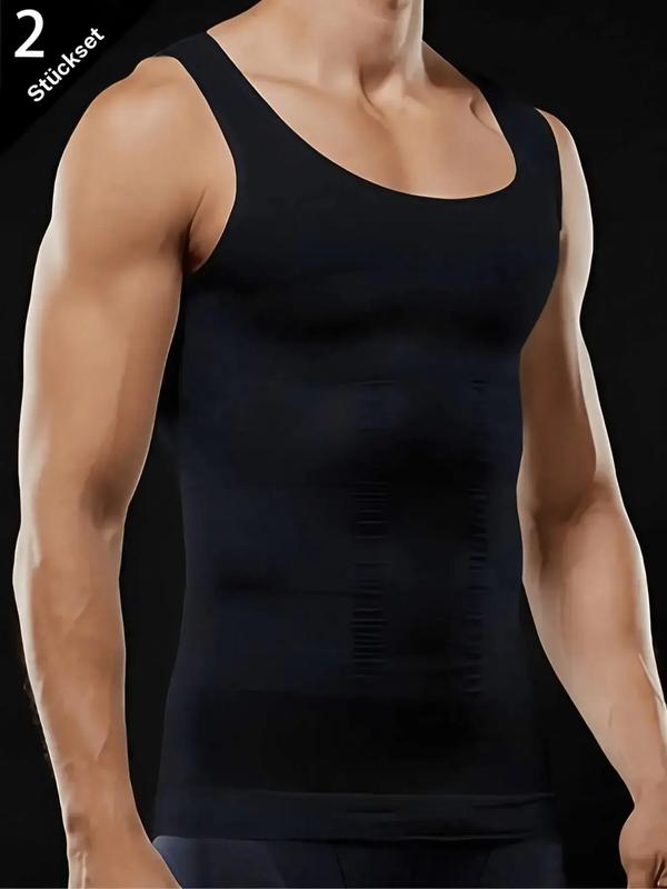 T-shirt de compression pour homme, coupe ajustée, sous-vêtement sculptant