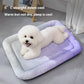 Tapis rafraîchissant pour chiens et chats - Couverture rafraîchissante d'été « Ice Silk » aux couleurs dégradées, coussin de couchage doux et respirant pour les sols d'intérieur, les canapés et les trajets en voiture