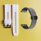 Bracelet de montre en silicone 22 mm + bracelet de montre en cuir