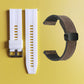 Bracelet de montre en silicone 22 mm + bracelet de montre en cuir