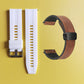 Bracelet de montre en silicone 22 mm + bracelet de montre en cuir