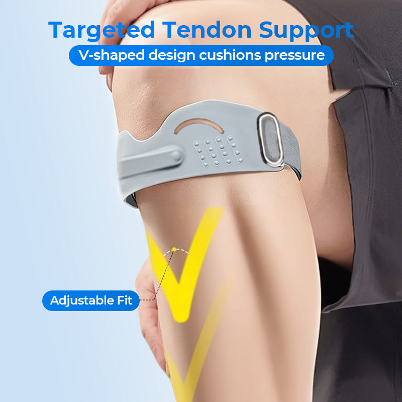 Bande de soutien en silicone pour le tendon rotulien