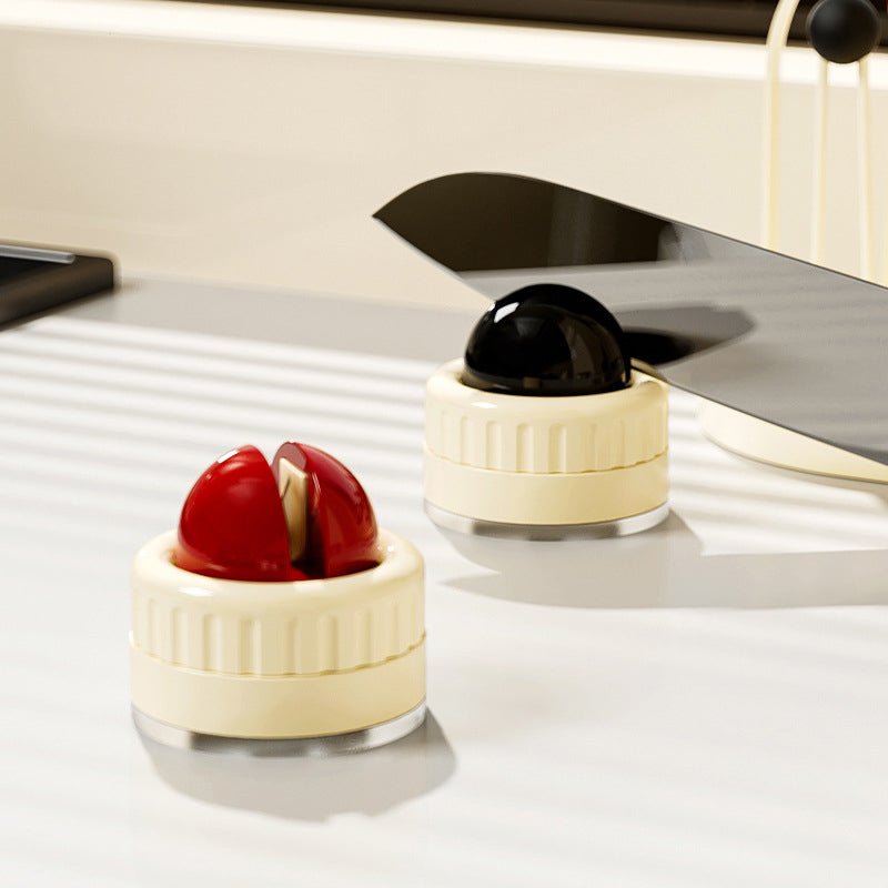 Mini aiguisoir à couteaux avec base à succion