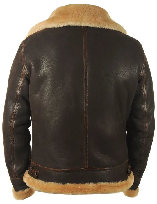 📢📢65 % de réduction !!! ✨VESTE BOMBER EN PEAU DE MOUTON