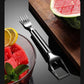 💥OFFRE EXCEPTIONNELLE : 1 + 1 gratuit🔥🍉 Préparez vos fruits sans effort✨ Coupe-fruits et fourchette 2-en-1 – pour servir des fruits rapidement et facilement ! 🍓