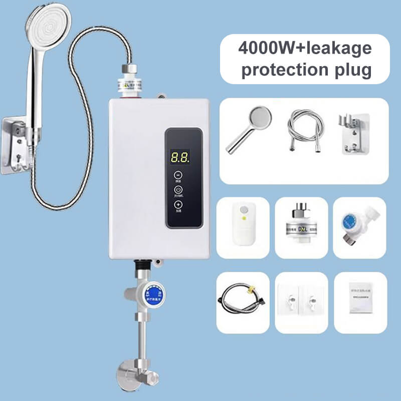 🔥 60% DE RÉDUCTION ! ✨ Chauffe-eau Instantané sans Réservoir - Design Compact avec Contrôle de Température Numérique pour Économie d'Énergie ⚡🚿
