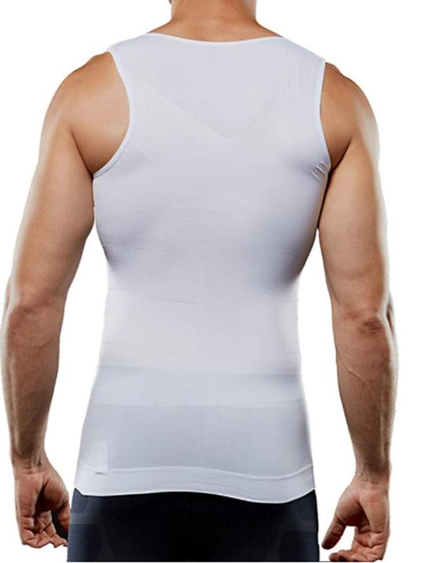 T-shirt de compression pour homme, coupe ajustée, sous-vêtement sculptant