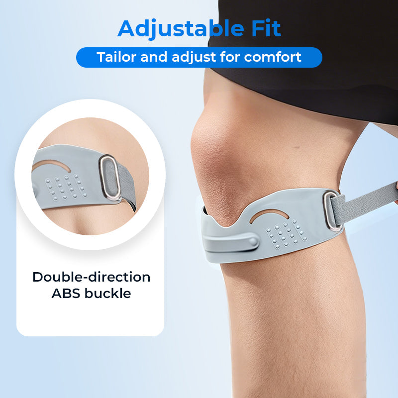 Bande de soutien en silicone pour le tendon rotulien