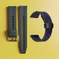 Bracelet de montre en silicone 22 mm + bracelet de montre en cuir
