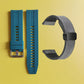 Bracelet de montre en silicone 22 mm + bracelet de montre en cuir