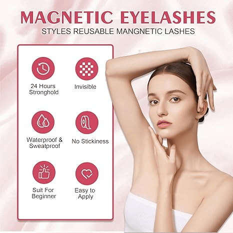 💖Dernier jour : Achetez 1, obtenez 1 GRATUIT !!🎁 Cils Magnétiques Réutilisables Premium + Applicateur