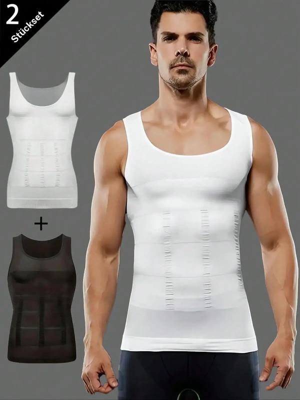T-shirt de compression pour homme, coupe ajustée, sous-vêtement sculptant