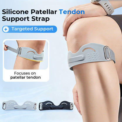 Bande de soutien en silicone pour le tendon rotulien