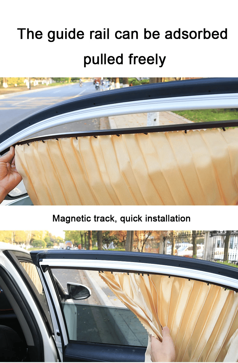 🌥️🔥Pare-soleil magnétique universel pour vitres latérales de voiture🚗