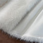 Manteau court en fausse fourrure pour femme, veste d'hiver ample et chaude