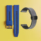 Bracelet de montre en silicone 22 mm + bracelet de montre en cuir