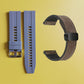 Bracelet de montre en silicone 22 mm + bracelet de montre en cuir