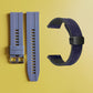 Bracelet de montre en silicone 22 mm + bracelet de montre en cuir
