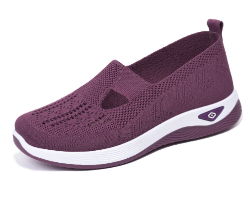 👟 60% DE RÉDUCTION! 🚶‍♀️Baskets légères et respirantes pour femme, en maille, à enfiler, unies et tendance