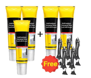 💥Caulk blanc multifonctionnel imperméable avec grattoir