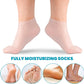 Masque hydratant pour les pieds Chaussettes en silicone protectrices et exfoliantes