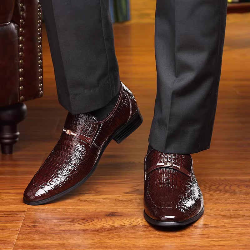 👞 69% DE RÉDUCTION ! ✨ Chaussures Homme en Cuir Luxueuses - Confort Exceptionnel pour Bureau ou Événements, Semelle Souple et Design Élégant 🎩🔥